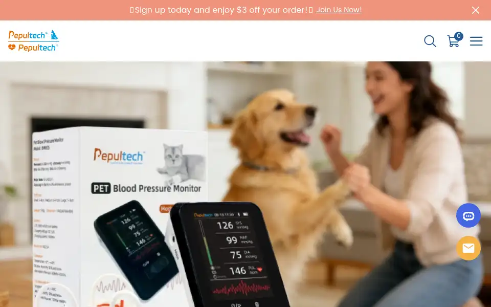 Screenshot of pepultech.com