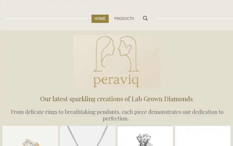 Screenshot of peraviq.com