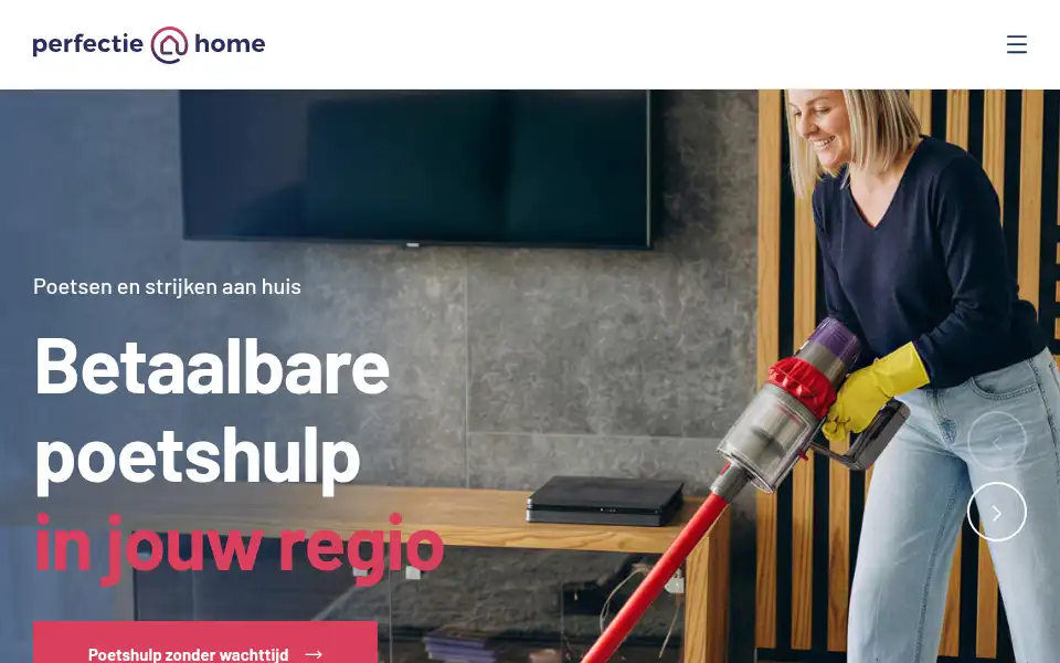 Screenshot of perfectieathome.be