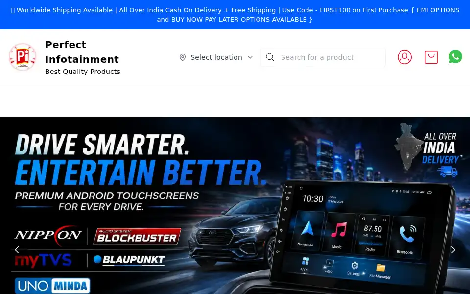 Screenshot of perfectinfotainment.in