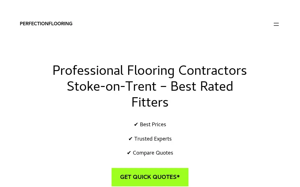 Screenshot of perfectionflooring.co.uk