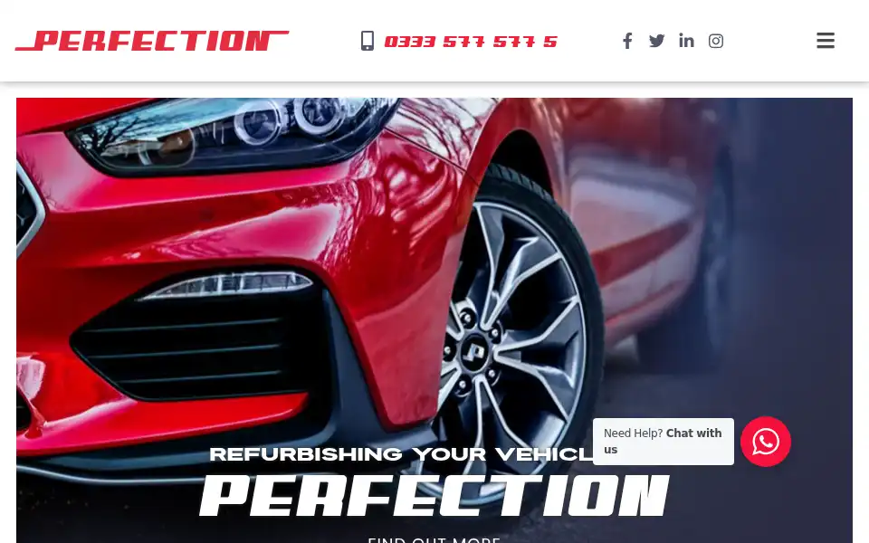 Screenshot of perfectiongroup.net