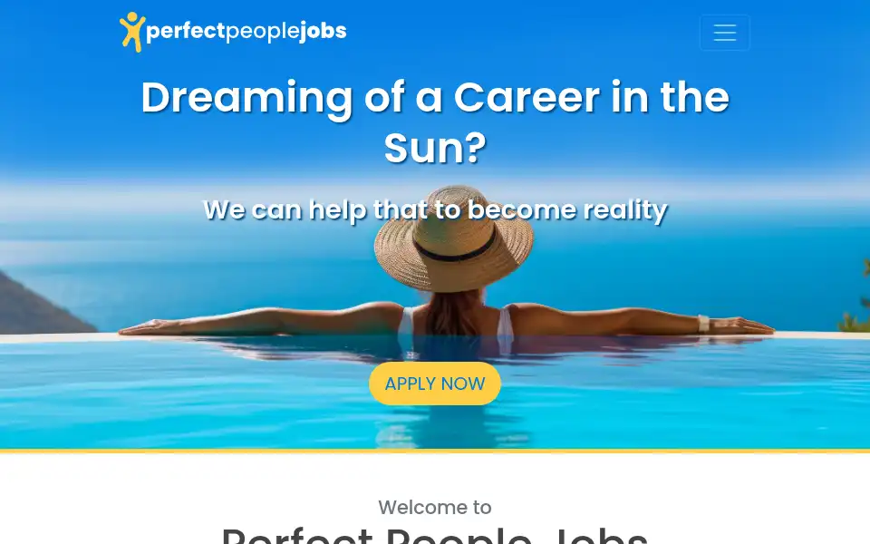 Screenshot of perfectpeoplejobs.com