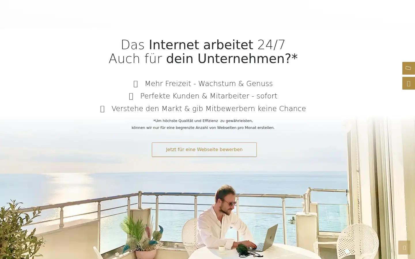 Screenshot of perfekte-webseite.de