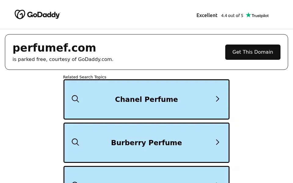 Screenshot of perfumef.com