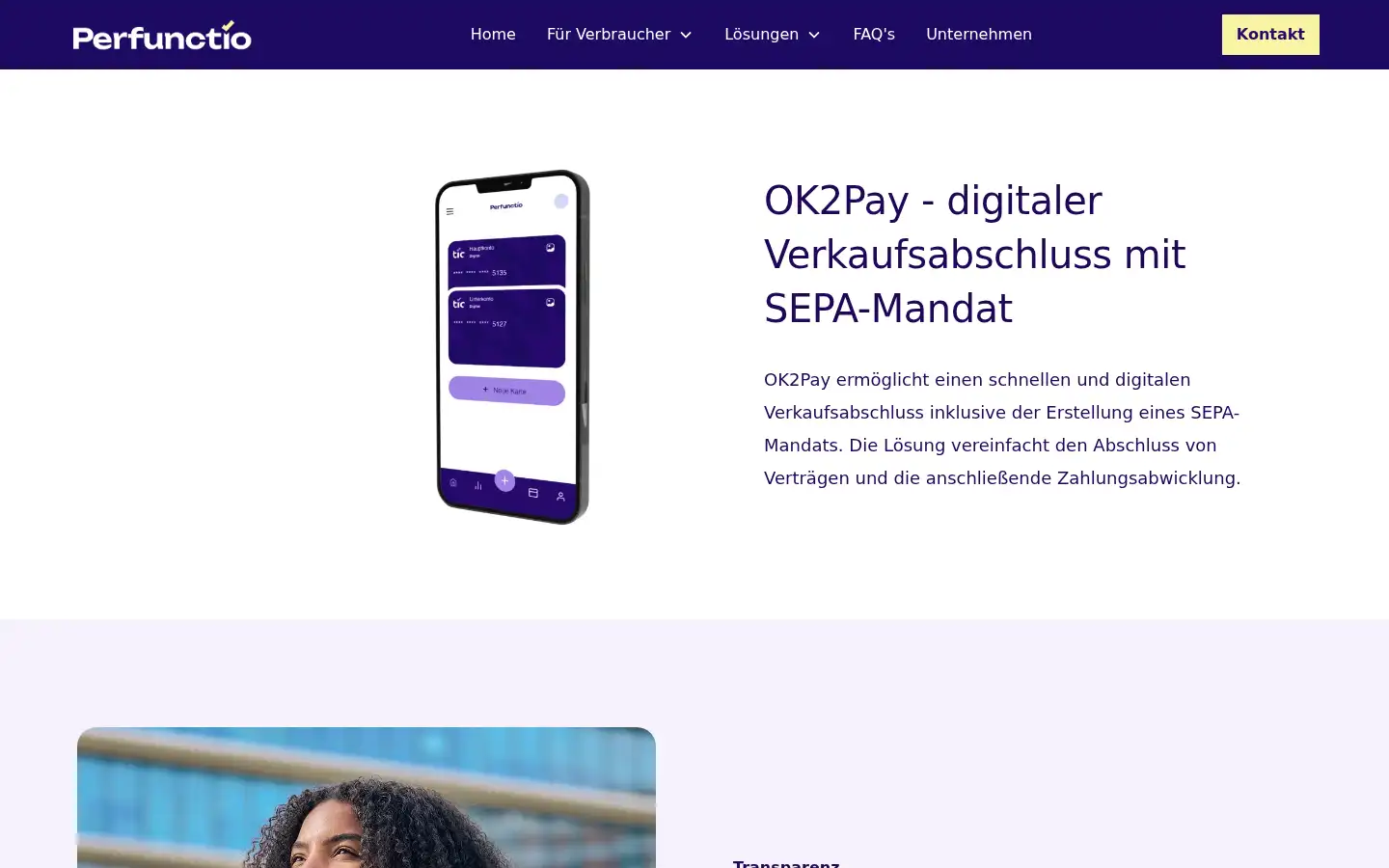 Screenshot of perfunctio.eu