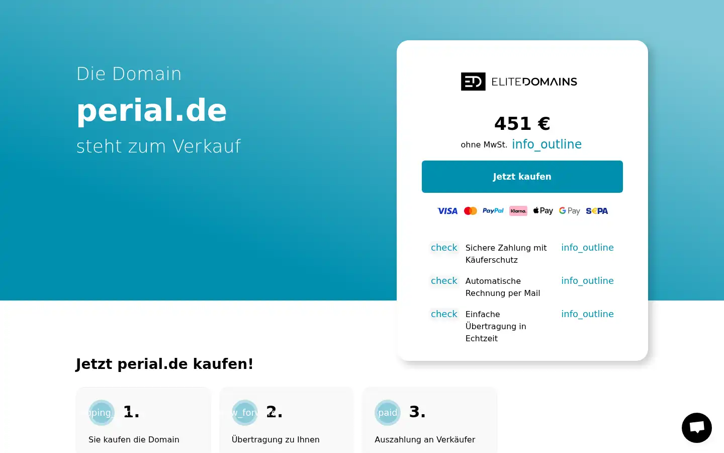 Screenshot of perial.de
