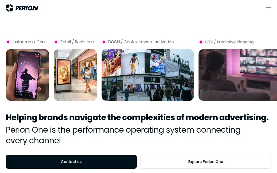 Screenshot of perion.com