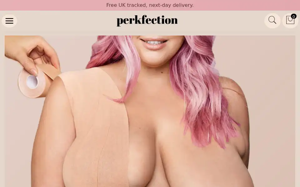 Screenshot of perkfection.co.uk