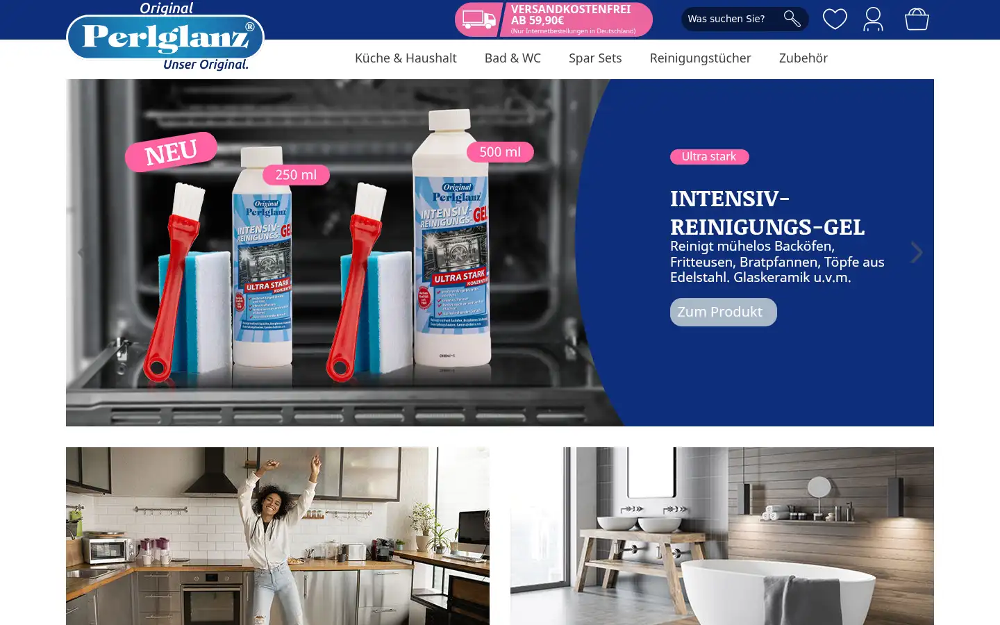 Screenshot of perlglanz.de