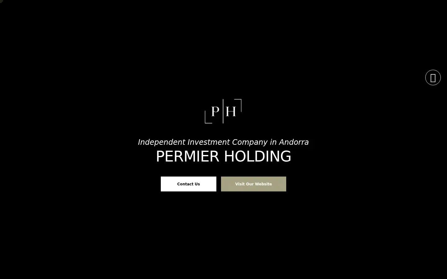 Screenshot of permier-holding.com