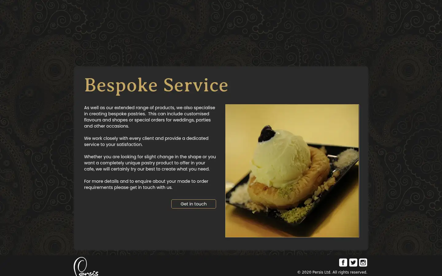 Screenshot of persisuk.com