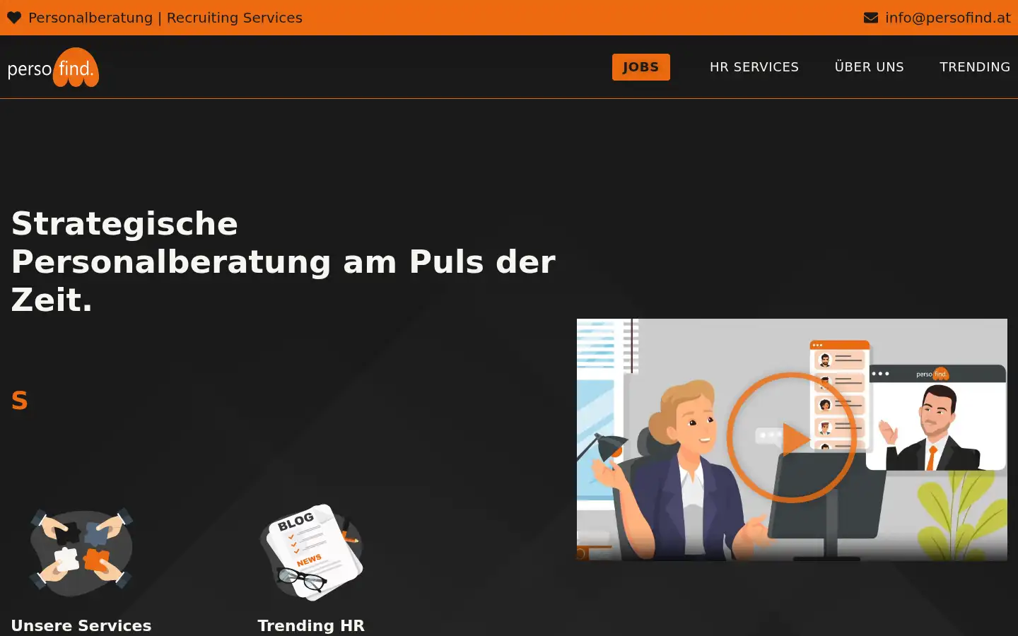 Screenshot of persofind.at