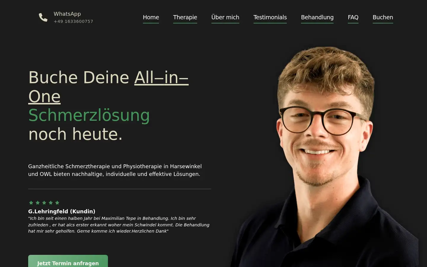 Screenshot of personal-physio.com