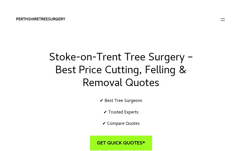 Screenshot of perthshiretreesurgery.co.uk