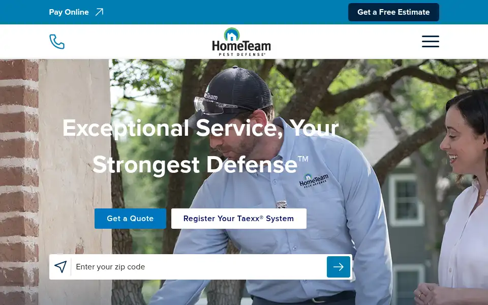 Screenshot of pestdefense.com