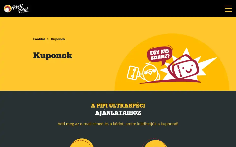 Screenshot of pestipipi.hu