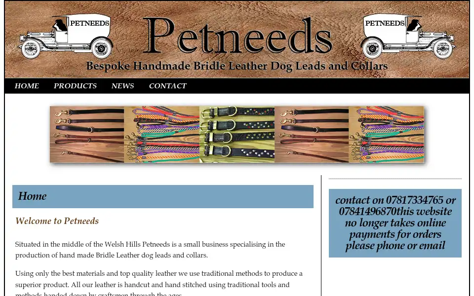 Screenshot of pet-needs.co.uk