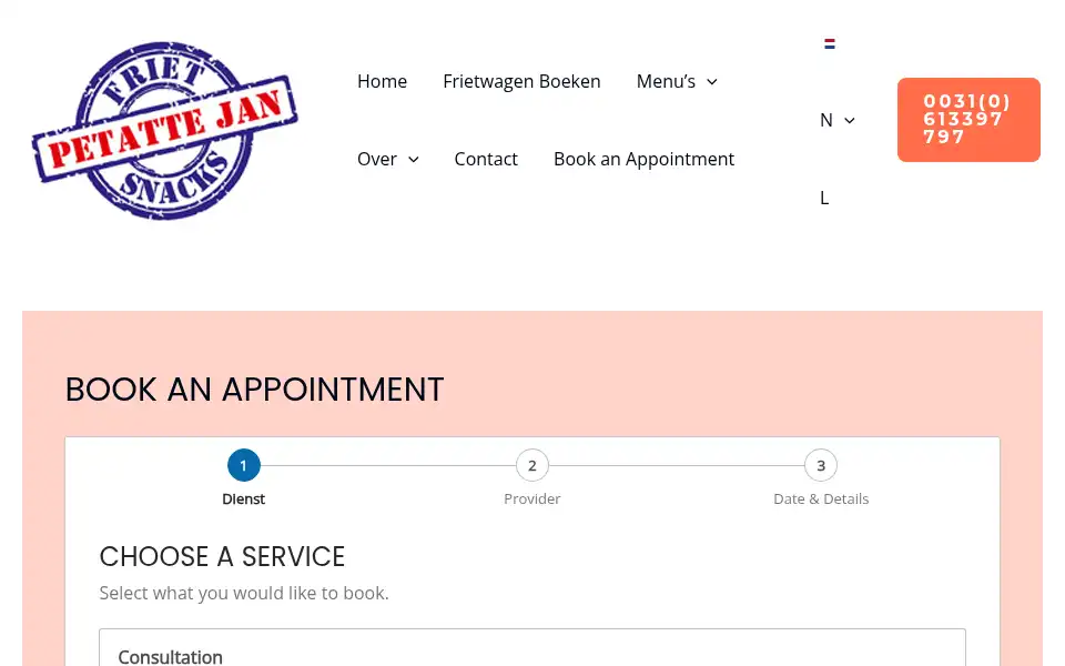 Screenshot of petattejan.nl