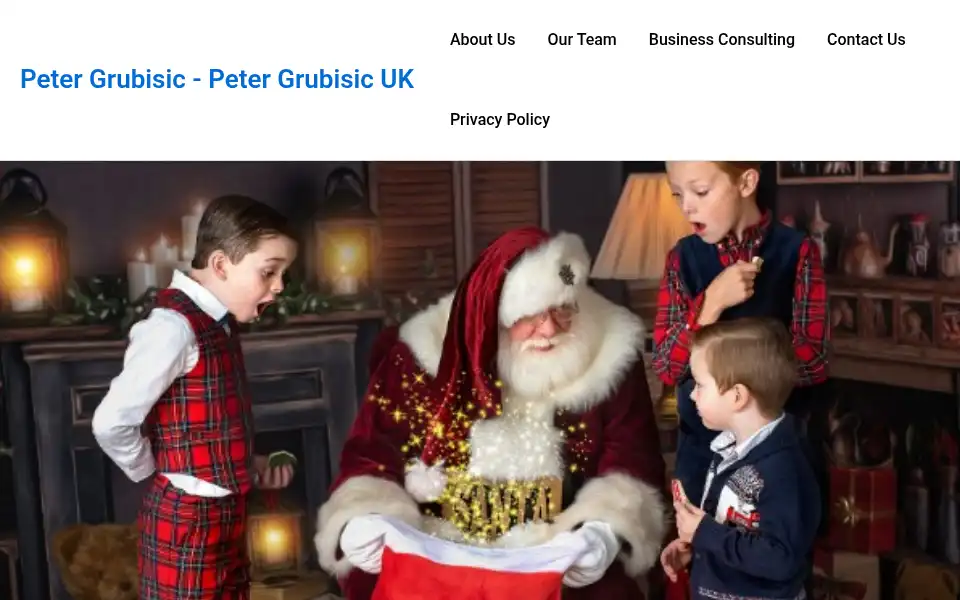 Screenshot of petergrubisic.com
