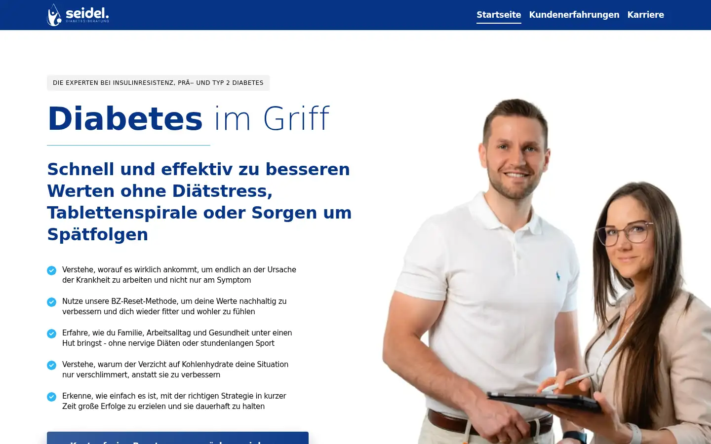 Screenshot of peterseidel.com