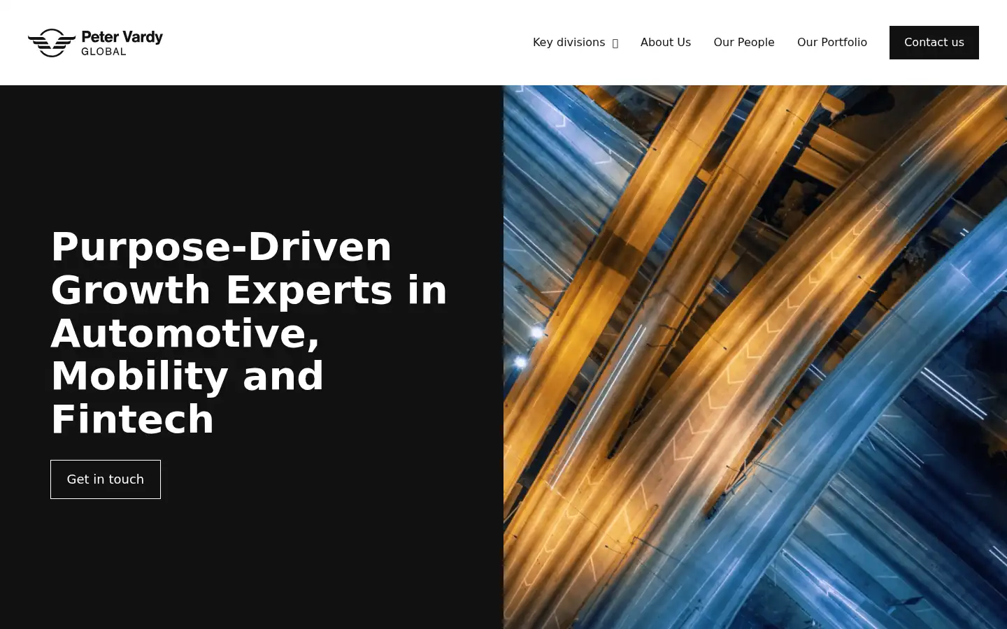 Screenshot of petervardy.com