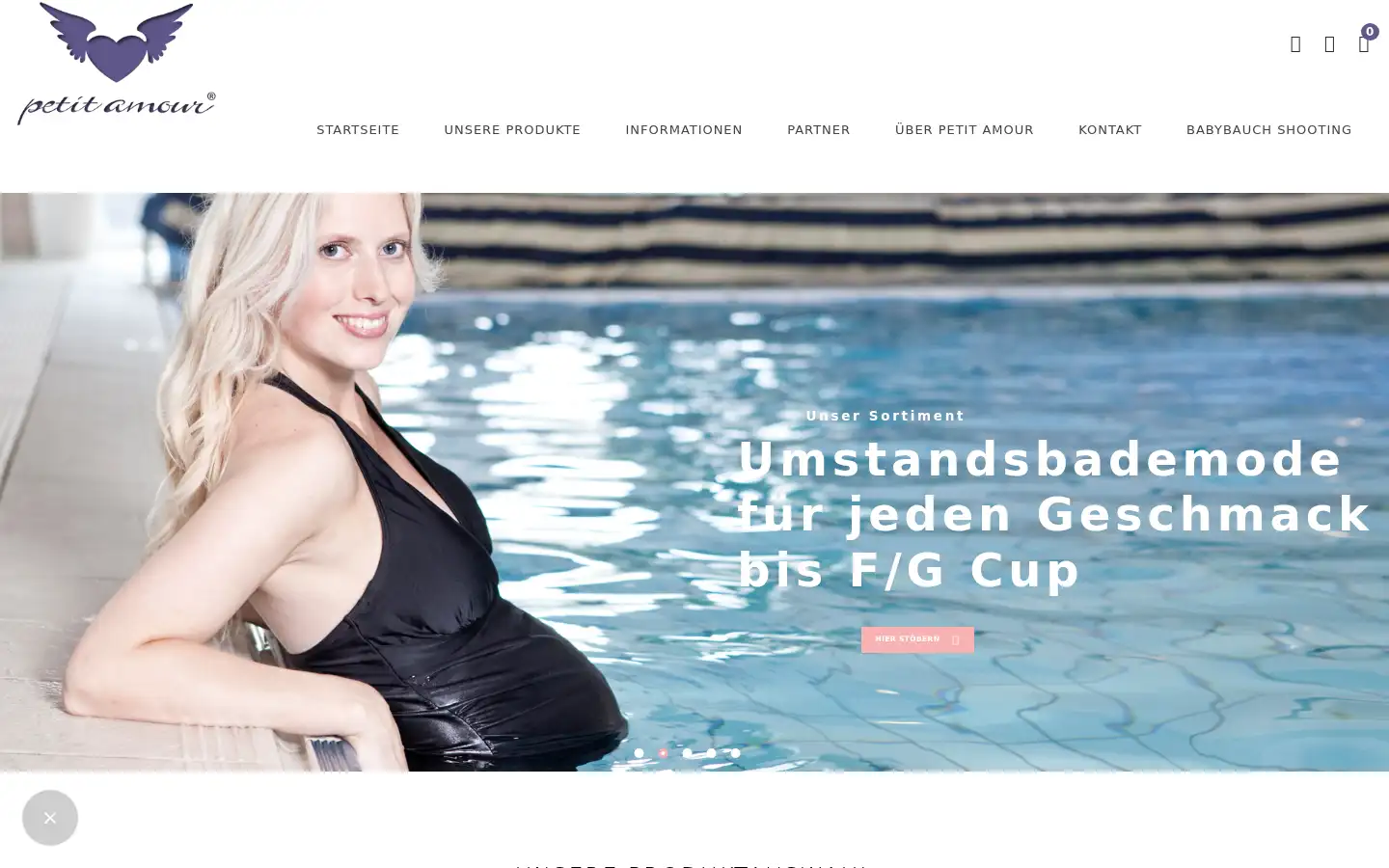 Screenshot of petit-amour.com