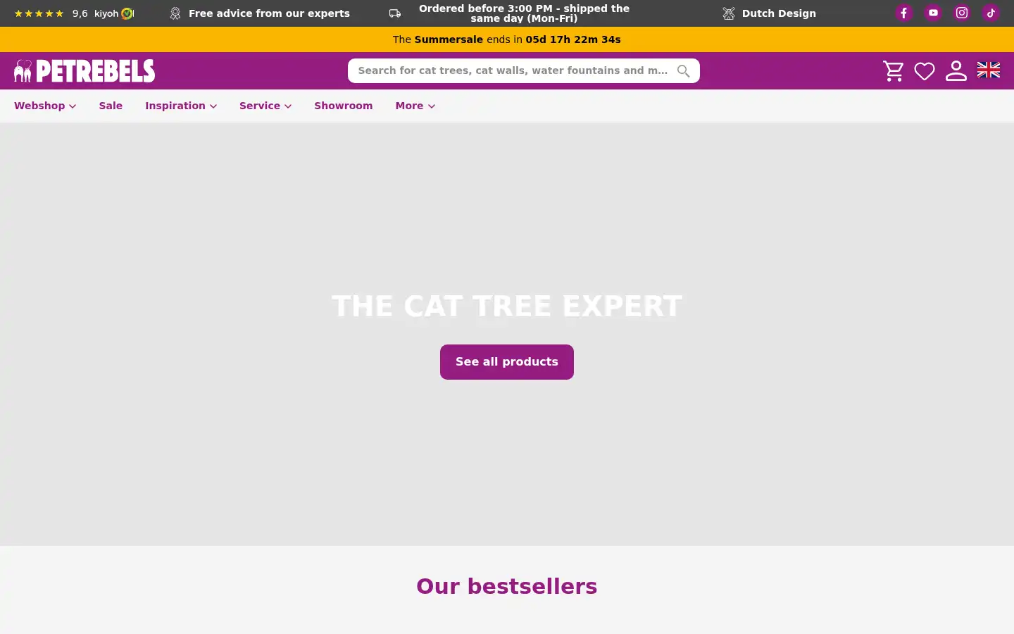 Screenshot of petrebels.com