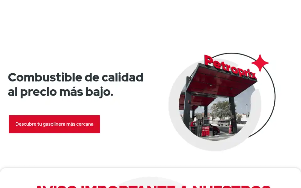 Screenshot of petroprix.com