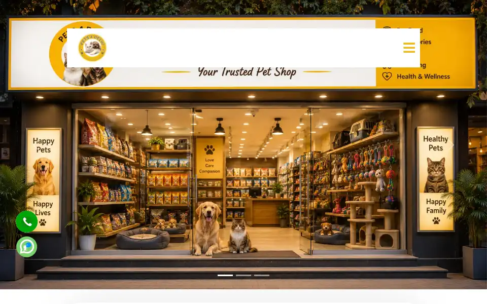 Screenshot of pets4delhi.co.in