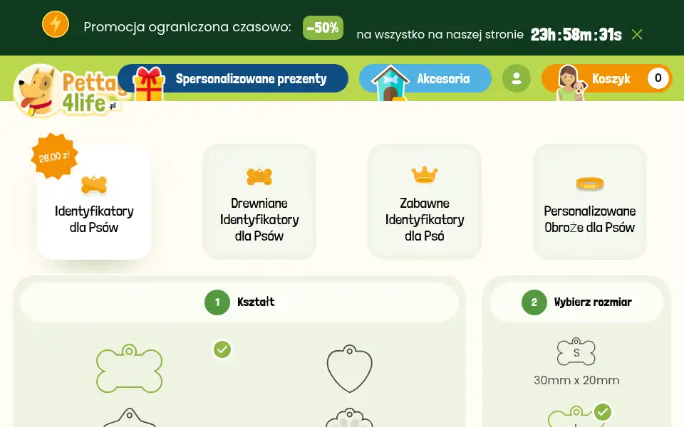 Screenshot of pettag4life.pl