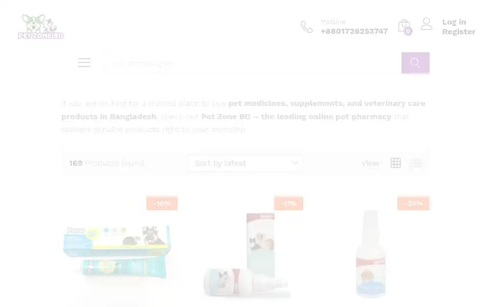 Screenshot of petzonebd.com