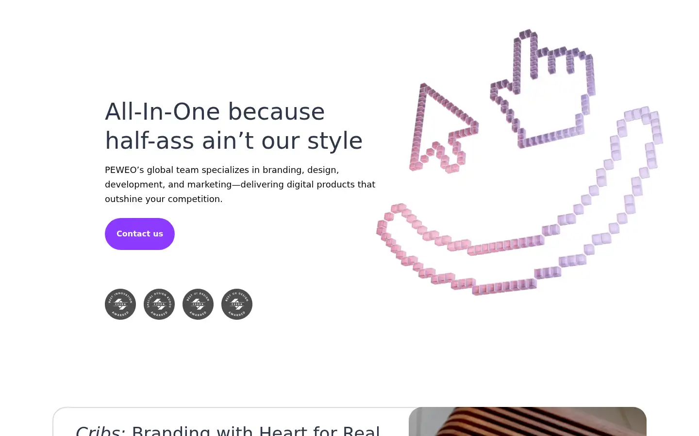Screenshot of peweo.com