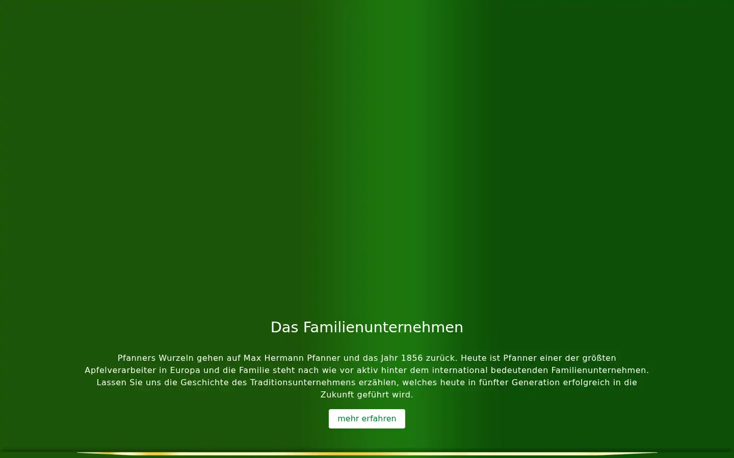 Screenshot of pfanner.com