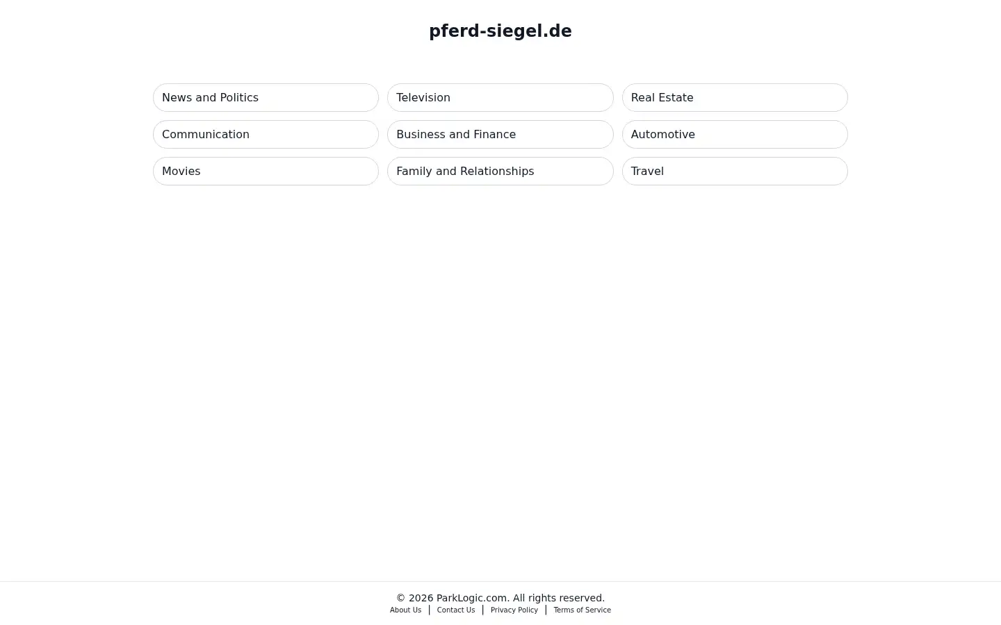 Screenshot of pferd-siegel.de