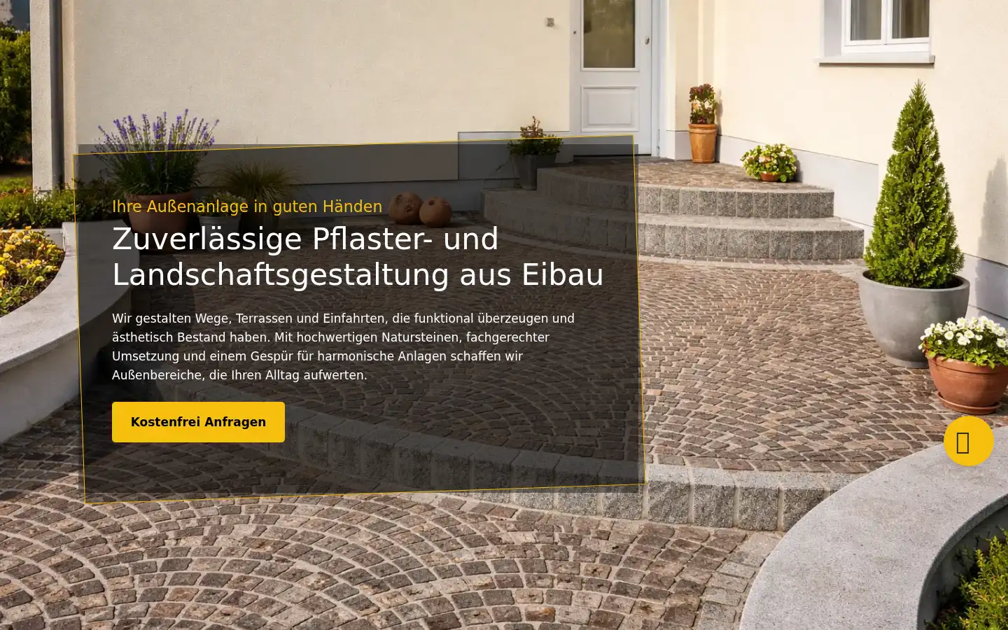 Screenshot of pflastergestaltung-eibau.de