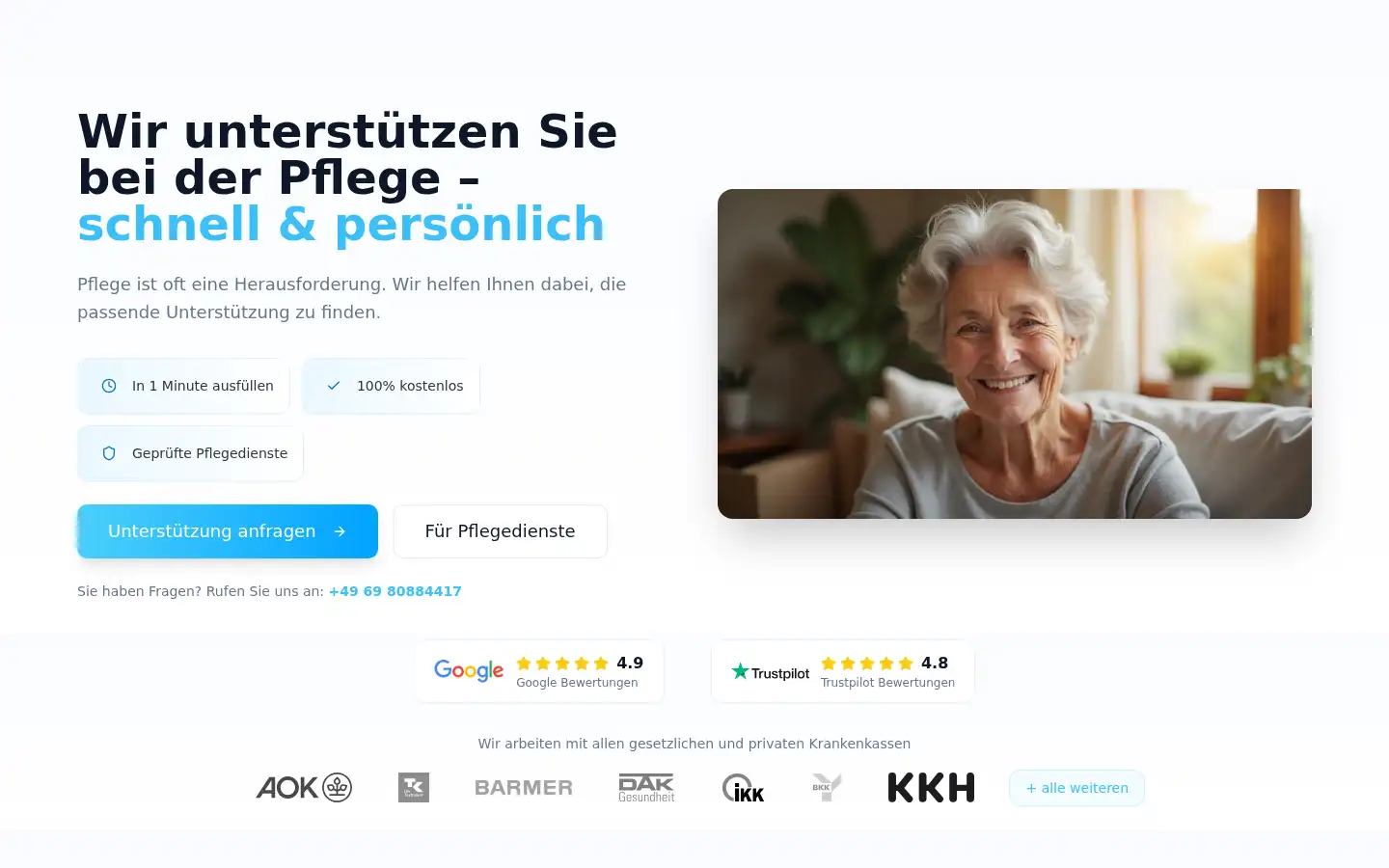 Screenshot of pflege-hilfe-direkt.de