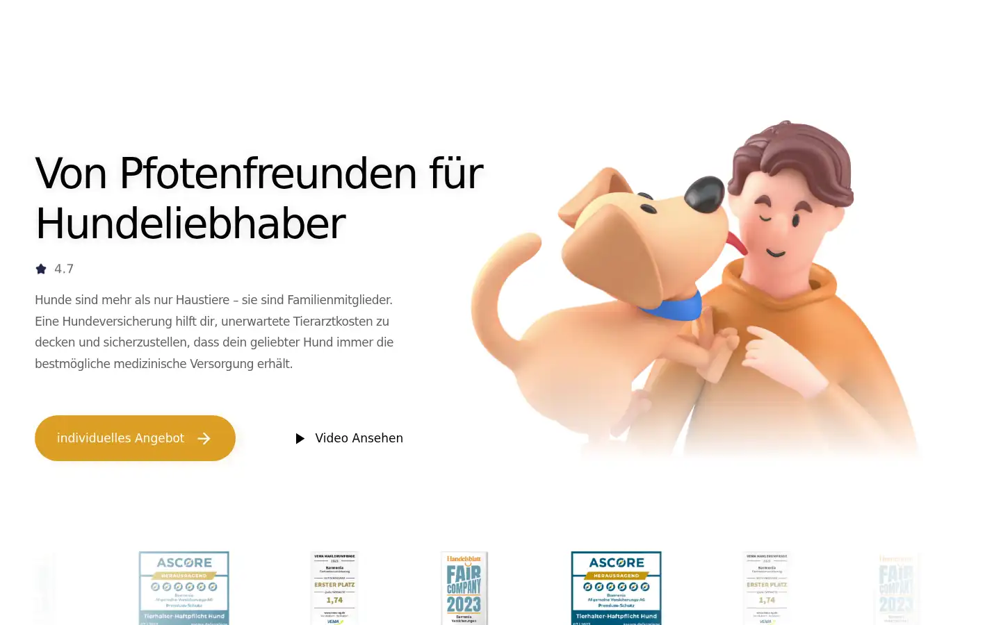 Screenshot of pfoten-freund.de