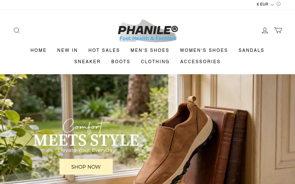 Screenshot of phanile.com