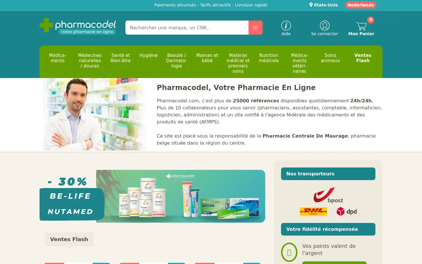 Screenshot of pharmacodel.com