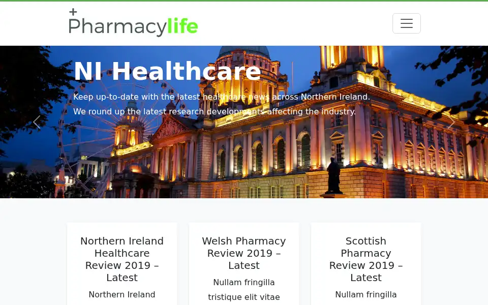 Screenshot of pharmacy-life.co.uk