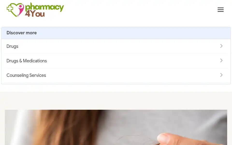 Screenshot of pharmacy4you.co.uk