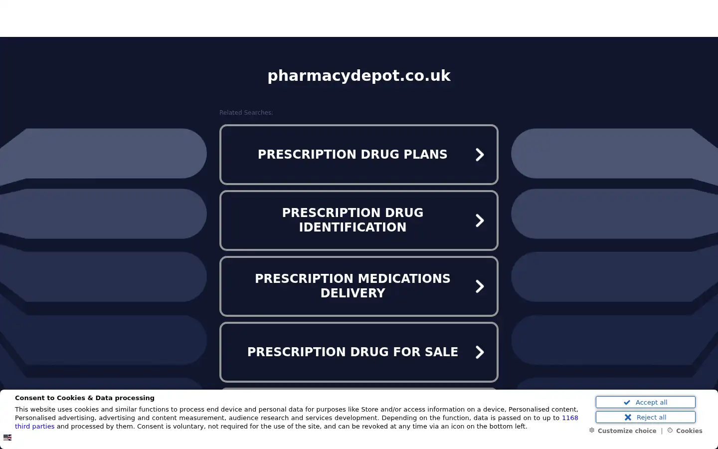 Screenshot of pharmacydepot.co.uk