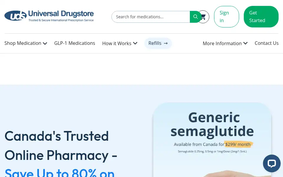 Screenshot of pharmacyrxworld.com