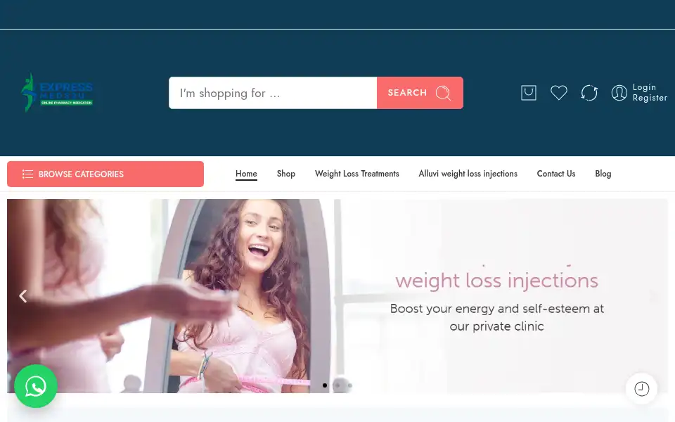 Screenshot of pharmacys2u.co.uk