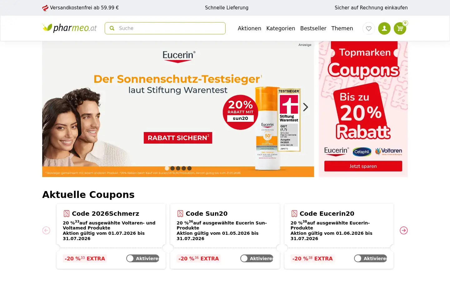 Screenshot of pharmeo.at