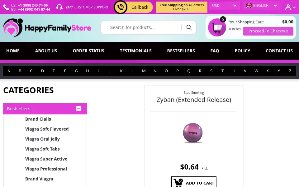 Screenshot of pharmrx-1.com
