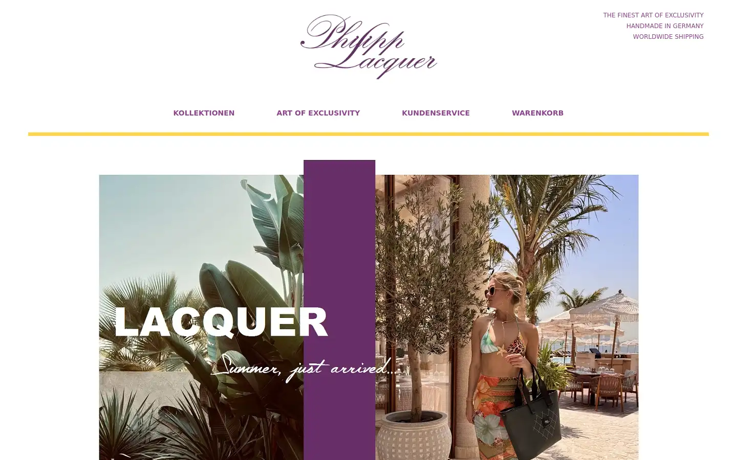 Screenshot of philipp-lacquer.com