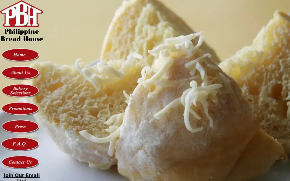 Screenshot of philippinebreadhouse.com