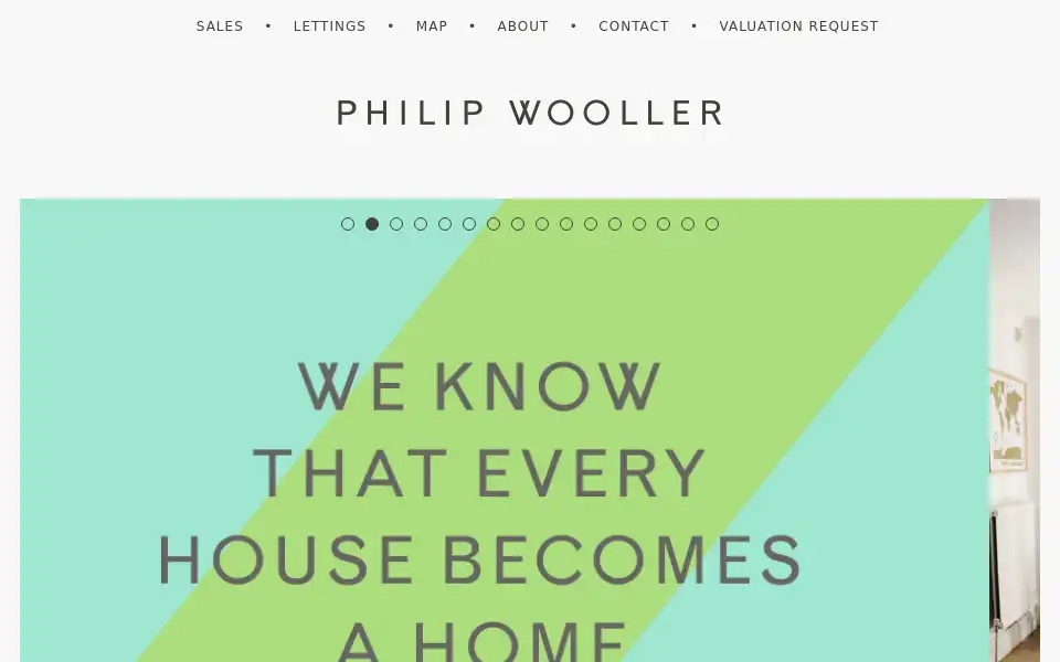 Screenshot of philipwooller.com